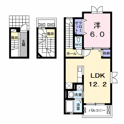 グランディア 301【管理NO：1-019250301-03010】 ★家具家電は申し込み後に搬入します★の外観画像