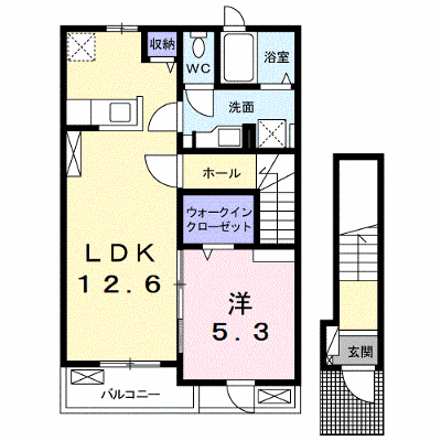 ハピネス　Ｓｕｇｉｕｒａ 202【管理NO：1-027824301-02020】 ★家具家電は申し込み後に搬入します★の外観画像