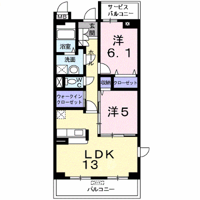 ガーデンヒルズ上ノ山１ 301【管理NO：1-015751201-03010】 ★家具家電は申し込み後に搬入します★の外観画像