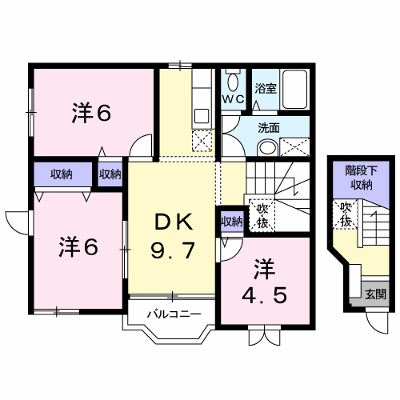 ピュア・エンジェル 2A【管理NO：1-009773501-02010】 ★家具家電は申し込み後に搬入します★の外観画像