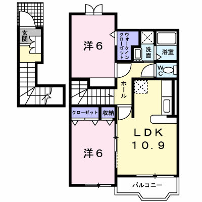 ベルシュプール　Ａ棟 202【管理NO：1-013064301-02020】 ★家具家電は申し込み後に搬入します★ ★2026年09月中旬入居可能★の外観画像