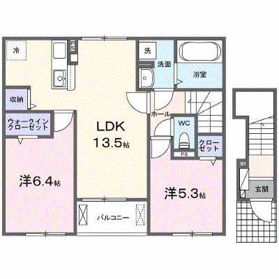 サニアベル 202【管理NO：1-028701201-02020】 ★家具家電は申し込み後に搬入します★ ★2027年01月下旬入居可能★の外観画像