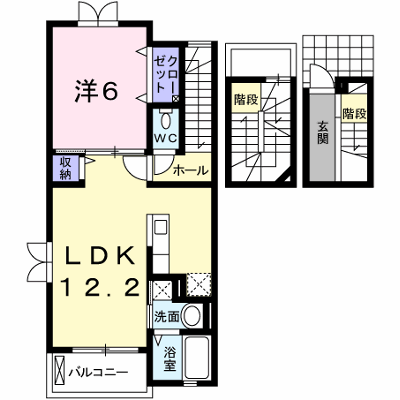 ポエム・ひまわり 304【管理NO：1-016963301-03040】 ★家具家電は申し込み後に搬入します★ ★2026年09月中旬入居可能★の外観画像