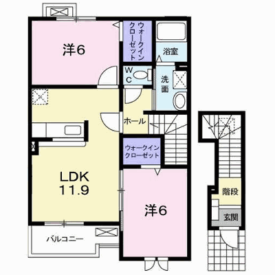 ラルジュ　フォンテーヌⅢ 202【管理NO：1-014581601-02020】 ★家具家電は申し込み後に搬入します★ ★2026年10月上旬入居可能★の外観画像