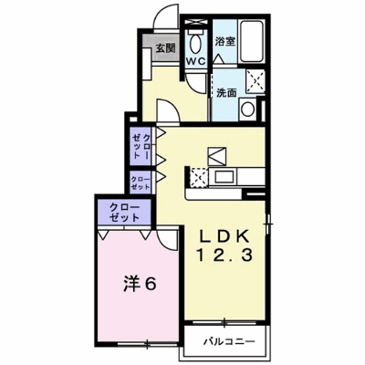 メゾンプラースⅠ 101【管理NO：1-013231901-01010】 ★家具家電は申し込み後に搬入します★ ★2026年09月上旬入居可能★の外観画像