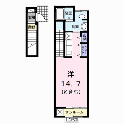 カーサ　フィオーレ 202【管理NO：1-019231101-02020】 ★家具家電は申し込み後に搬入します★ ★2026年09月中旬入居可能★の外観画像