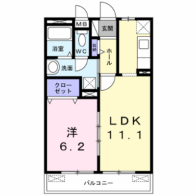 アミティエⅡ 102【管理NO：1-017415801-01020】 ★家具家電は申し込み後に搬入します★ ★2026年09月中旬入居可能★の外観画像