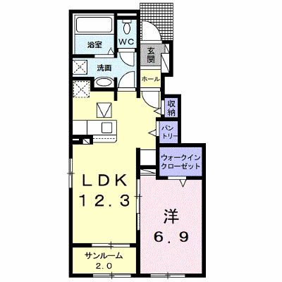 ジョリ・シャトー 106【管理NO：1-025741801-01050】 ★家具家電は申し込み後に搬入します★ ★2026年09月中旬入居可能★の外観画像