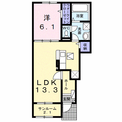 ＭｉｎｉｃｏⅡ 102【管理NO：1-027952502-01020】 ★家具家電は申し込み後に搬入します★ ★2026年10月上旬入居可能★の外観画像