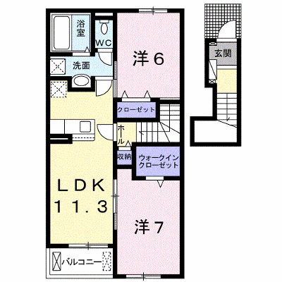 ラペーシュ神田 203【管理NO：1-026123401-02030】 ★家具家電は申し込み後に搬入します★ ★2026年10月中旬入居可能★の外観画像