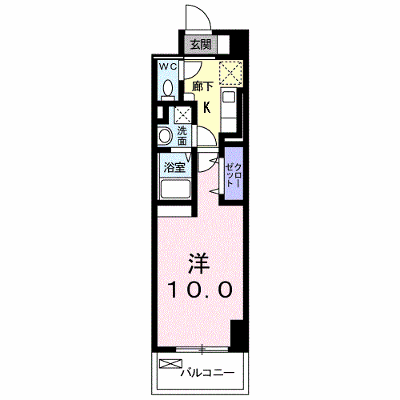 レジデンス柳町 903【管理NO：1-023034801-09030】 ★家具家電は申し込み後に搬入します★ ★2026年09月中旬入居可能★の外観画像