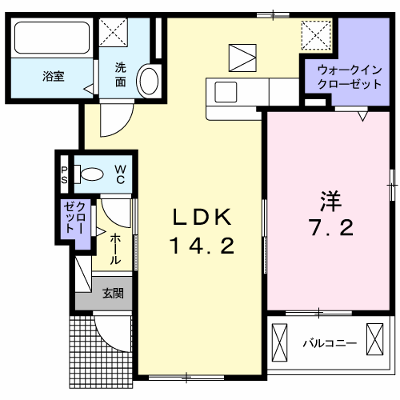 ルーデンスＡ 102【管理NO：1-025152901-01020】 ★家具家電は申し込み後に搬入します★ ★2026年09月中旬入居可能★の外観画像