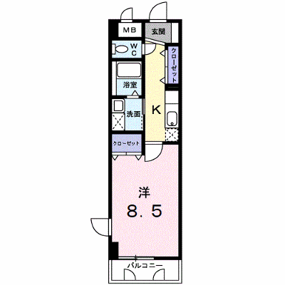 Ｔ－ＳＡＩＳＯＮ倉敷 207【管理NO：1-013605601-02060】 ★家具家電は申し込み後に搬入します★の外観画像