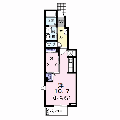 Ｊ・サクレ葛原Ⅰ 106【管理NO：1-021821001-01050】 ★家具家電は申し込み後に搬入します★ ★2026年09月中旬入居可能★の外観画像