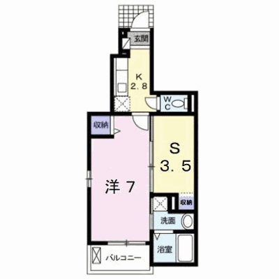 フェリスⅡ 106【管理NO：1-020391202-01050】 ★家具家電は申し込み後に搬入します★ ★2026年09月中旬入居可能★の外観画像