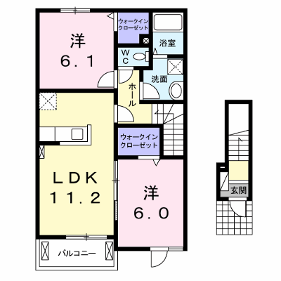 オーシャンヒルズ 202【管理NO：1-020829201-02020】 ★家具家電は申し込み後に搬入します★の外観画像