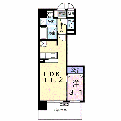 グレンドーラ 106【管理NO：1-019413101-01050】 ★家具家電は申し込み後に搬入します★ ★2026年09月中旬入居可能★の外観画像