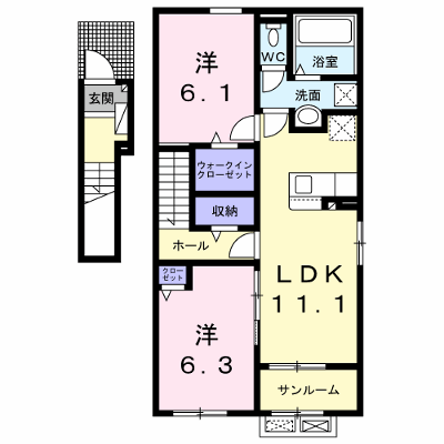 ＬＵＸＯＲ　Ｇ　Ⅰ 201【管理NO：1-027121401-02010】 ★家具家電は申し込み後に搬入します★の外観画像