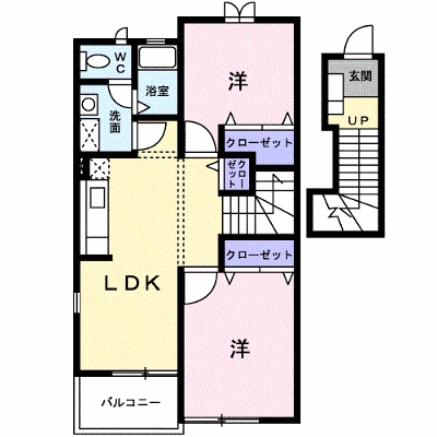グラシュ・プレーヌＢ 203【管理NO：1-011860402-02030】 ★家具家電は申し込み後に搬入します★ ★2026年09月中旬入居可能★の外観画像