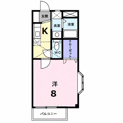 メロウ開成 201【管理NO：1-014195101-02010】 ★家具家電は申し込み後に搬入します★の外観画像