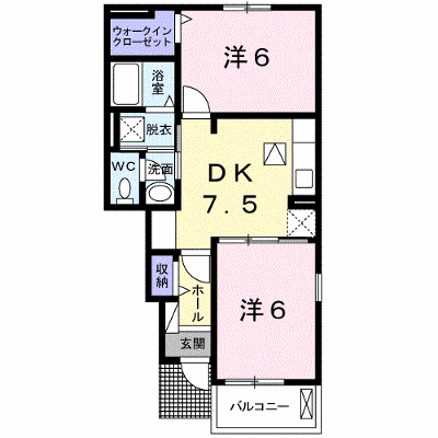 グレイス・ベル　Ⅰ 105【管理NO：1-023015801-01050】 ★家具家電は申し込み後に搬入します★ ★2026年09月下旬入居可能★の外観画像