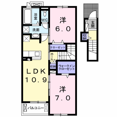 ラッフィナート　カーサ 202【管理NO：1-024852501-02020】 ★家具家電は申し込み後に搬入します★ ★2026年09月中旬入居可能★の外観画像