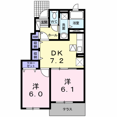 ベル・メロウ 102【管理NO：1-018165201-01020】 ★家具家電は申し込み後に搬入します★ ★2026年09月中旬入居可能★の外観画像