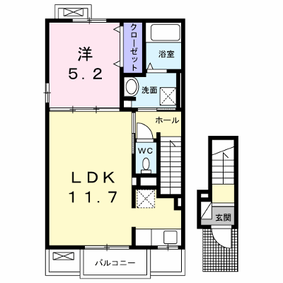 ラ・マジョーレⅡ 201【管理NO：1-021640702-02010】 ★家具家電は申し込み後に搬入します★ ★2026年09月中旬入居可能★の外観画像