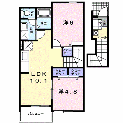 ヌーベル・オーブＡ 203【管理NO：1-012848601-02030】 ★家具家電は申し込み後に搬入します★ ★2026年08月下旬入居可能★の外観画像