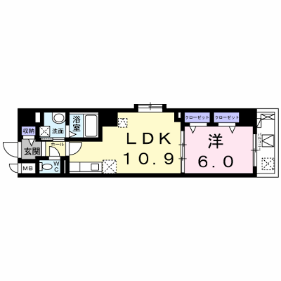 スピカコンフォート 401【管理NO：1-025607301-04010】 ★家具家電は申し込み後に搬入します★ ★2026年09月中旬入居可能★の外観画像