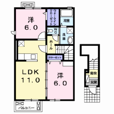 ルシード　Ⅱ 201【管理NO：1-019140802-02010】 ★家具家電は申し込み後に搬入します★ ★2026年10月中旬入居可能★の外観画像