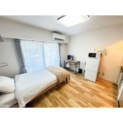 ユニオンマンスリー西横浜６　608　1R・シングル☆【禁煙ルーム】エレベーター完備/デスク・チェア＆たっぷり収納2ドア冷蔵庫など生活家電のあるお部屋/横浜駅まで直通3分の物件写真2