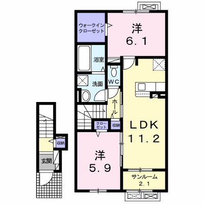 セリシール・ヴィラージュ　Ｂ 204【管理NO：1-025607002-02040】 ★家具家電は申し込み後に搬入します★ ★2026年10月中旬入居可能★の外観画像