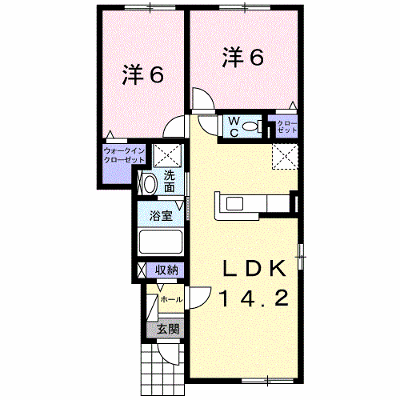 ルーマ　フォンテ　Ａ 102【管理NO：1-023334001-01020】 ★家具家電は申し込み後に搬入します★の外観画像