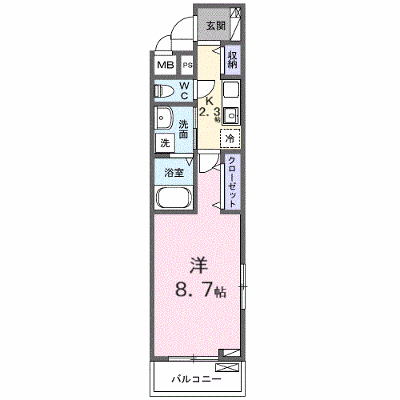 ヒカルサ西所沢ノース 201【管理NO：1-028617001-02010】 ★家具家電は申し込み後に搬入します★ ★2026年11月下旬入居可能★の外観画像