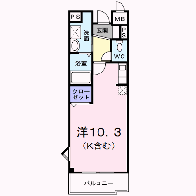 オーセント赤塚 306【管理NO：1-012788401-03060】 ★家具家電は申し込み後に搬入します★の外観画像