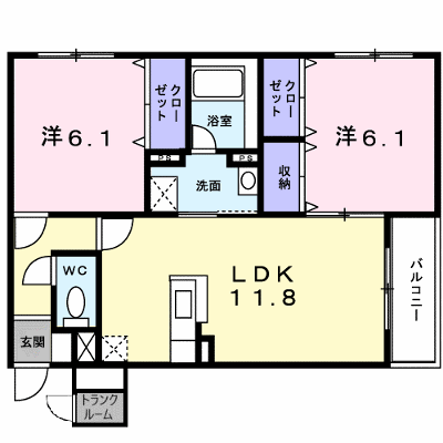 ジュネス松陰 101【管理NO：1-012268901-01010】 ★家具家電は申し込み後に搬入します★ ★2026年10月中旬入居可能★の外観画像
