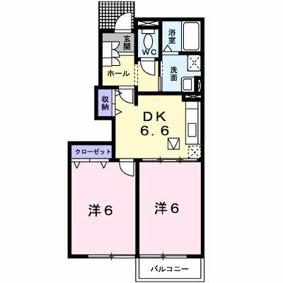 クレストール２４Ｃ 102【管理NO：1-013412601-01020】 ★家具家電は申し込み後に搬入します★ ★2026年09月中旬入居可能★の外観画像