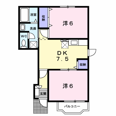かみふうせん 104【管理NO：1-010565201-01040】 ★家具家電は申し込み後に搬入します★ ★2026年10月中旬入居可能★の物件写真1
