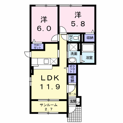 レジデンス・アニメートＣ 101【管理NO：1-016215903-01010】 ★家具家電は申し込み後に搬入します★ ★2026年09月下旬入居可能★の外観画像