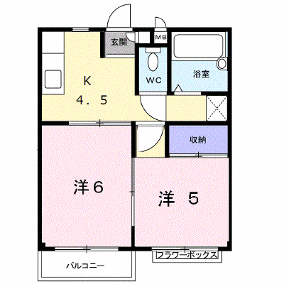 レジデンス下栗 202【管理NO：1-006569101-02020】 ★家具家電は申し込み後に搬入します★ ★2026年09月下旬入居可能★の外観画像
