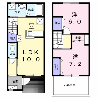 エスポワール 102【管理NO：1-099313301-01020】 ★家具家電は申し込み後に搬入します★ ★2026年09月下旬入居可能★の外観画像