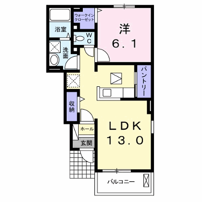 アクアサイドⅡ 103【管理NO：1-021213902-01030】 ★家具家電は申し込み後に搬入します★ ★2026年10月中旬入居可能★の外観画像