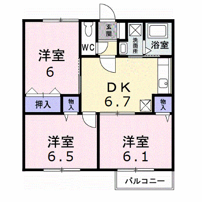 ツインヒルズ　Ａ 102【管理NO：1-007296601-01020】 ★家具家電は申し込み後に搬入します★ ★2026年09月下旬入居可能★の外観画像