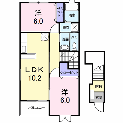 オリゾンＢ 201【管理NO：1-012681802-02010】 ★家具家電は申し込み後に搬入します★の外観画像