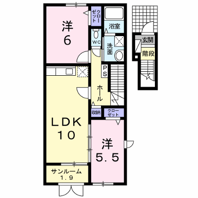 プレッソ 201【管理NO：1-017817901-02010】 ★家具家電は申し込み後に搬入します★ ★2026年09月中旬入居可能★の外観画像