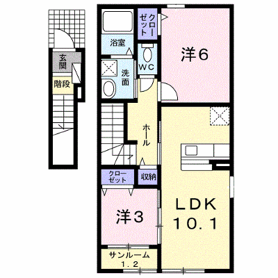 モデルノ　ドマーニⅣ 201【管理NO：1-017391404-02010】 ★家具家電は申し込み後に搬入します★ ★2026年10月中旬入居可能★の外観画像