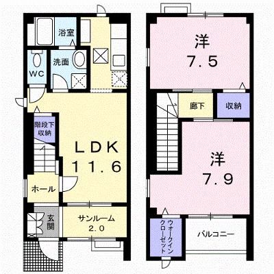 Ｋ・ビレッジ　Ⅱ 101【管理NO：1-012997301-01010】 ★家具家電は申し込み後に搬入します★ ★2026年09月中旬入居可能★の外観画像
