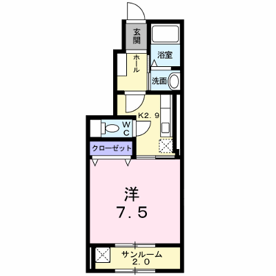 メゾンドルミエール　蟻ヶ崎 103【管理NO：1-021598801-01030】 ★家具家電は申し込み後に搬入します★ ★2026年09月中旬入居可能★の外観画像