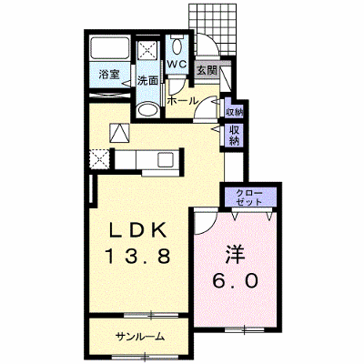 ハッピーハウス 104【管理NO：1-018477101-01040】 ★家具家電は申し込み後に搬入します★ ★2026年09月中旬入居可能★の外観画像